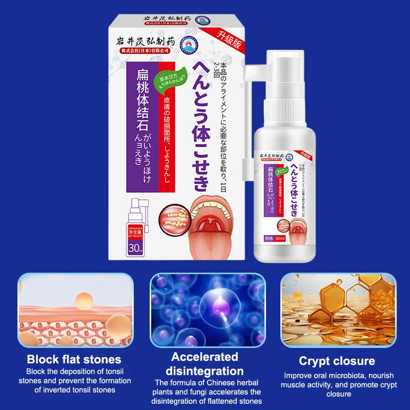 Nước Súc Miệng Tan Sỏi Amidan 30ml - Hơi Thở Thơm Mát - Daisan Mart