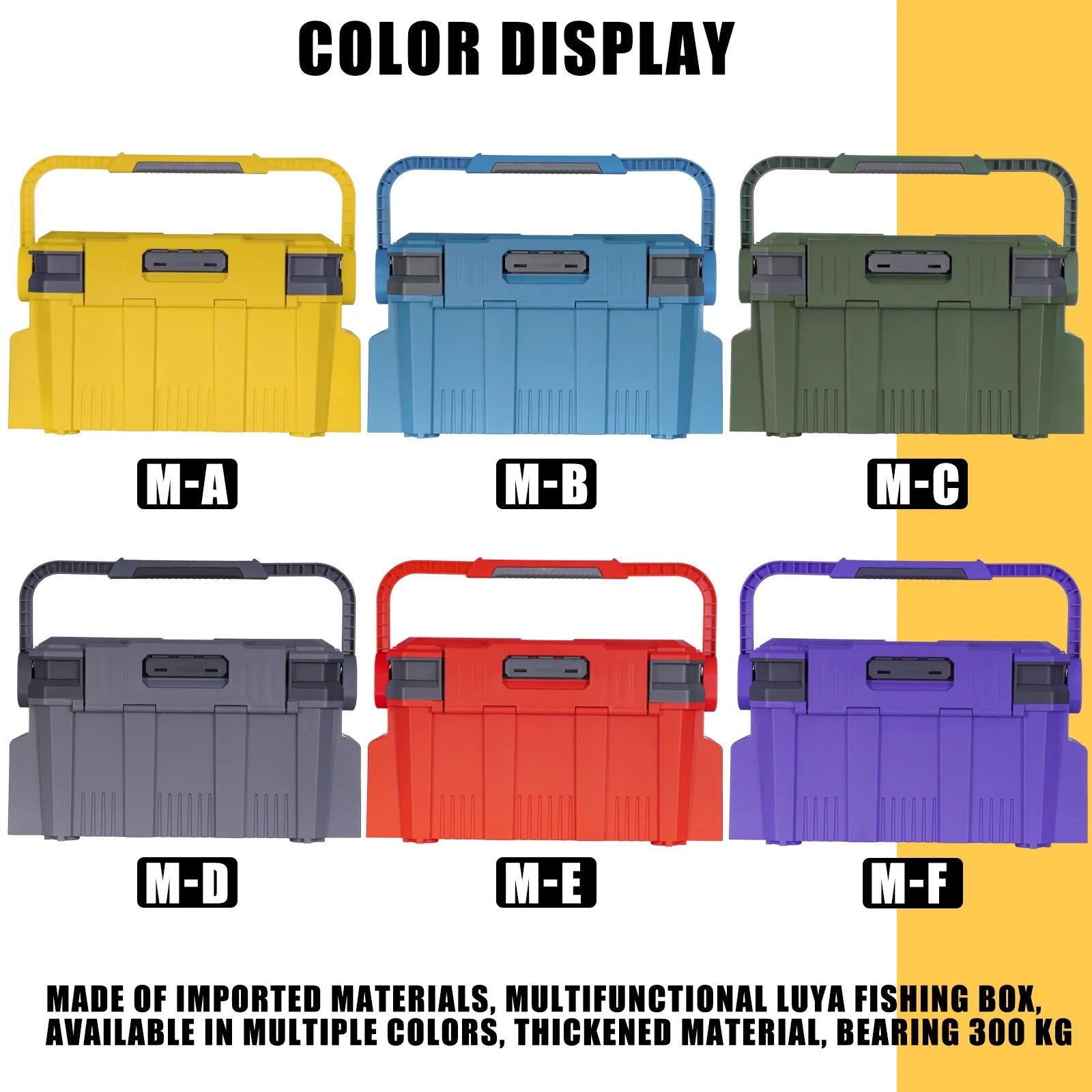 19.5L Multi-Function Fishing Box with Rod Holder &amp; Cup