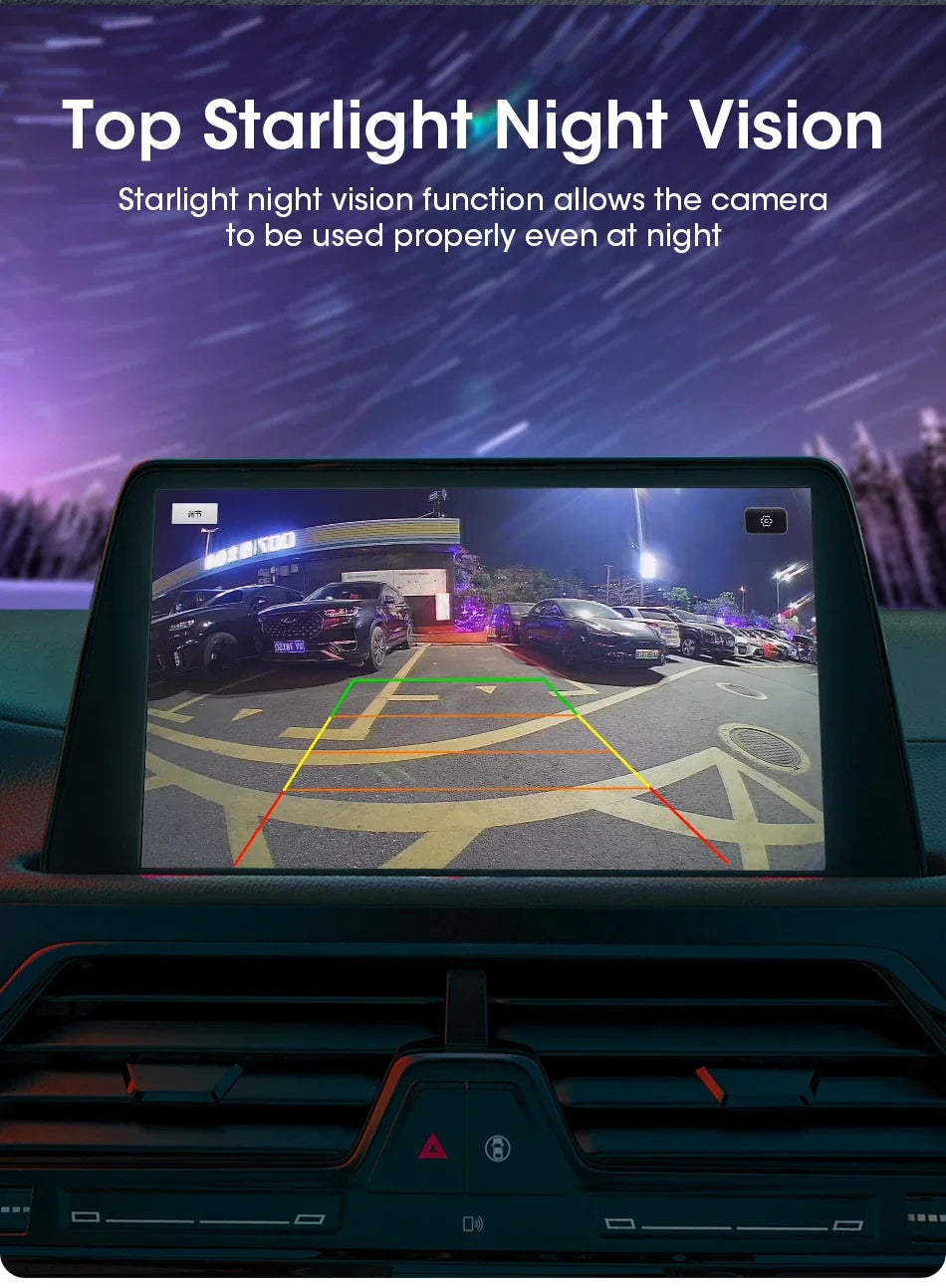 720P HD Rear Camera 170° Wide Angle IP68 Waterproof