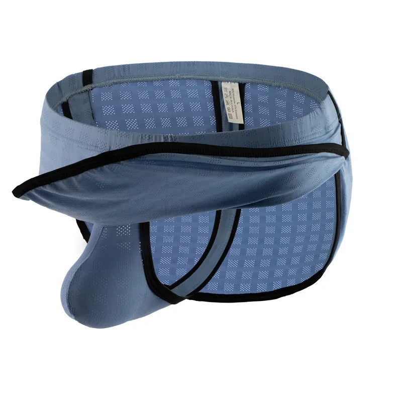 Quần Lót Nam Lưới Thoáng Mát Sexy Low Rise Nylon