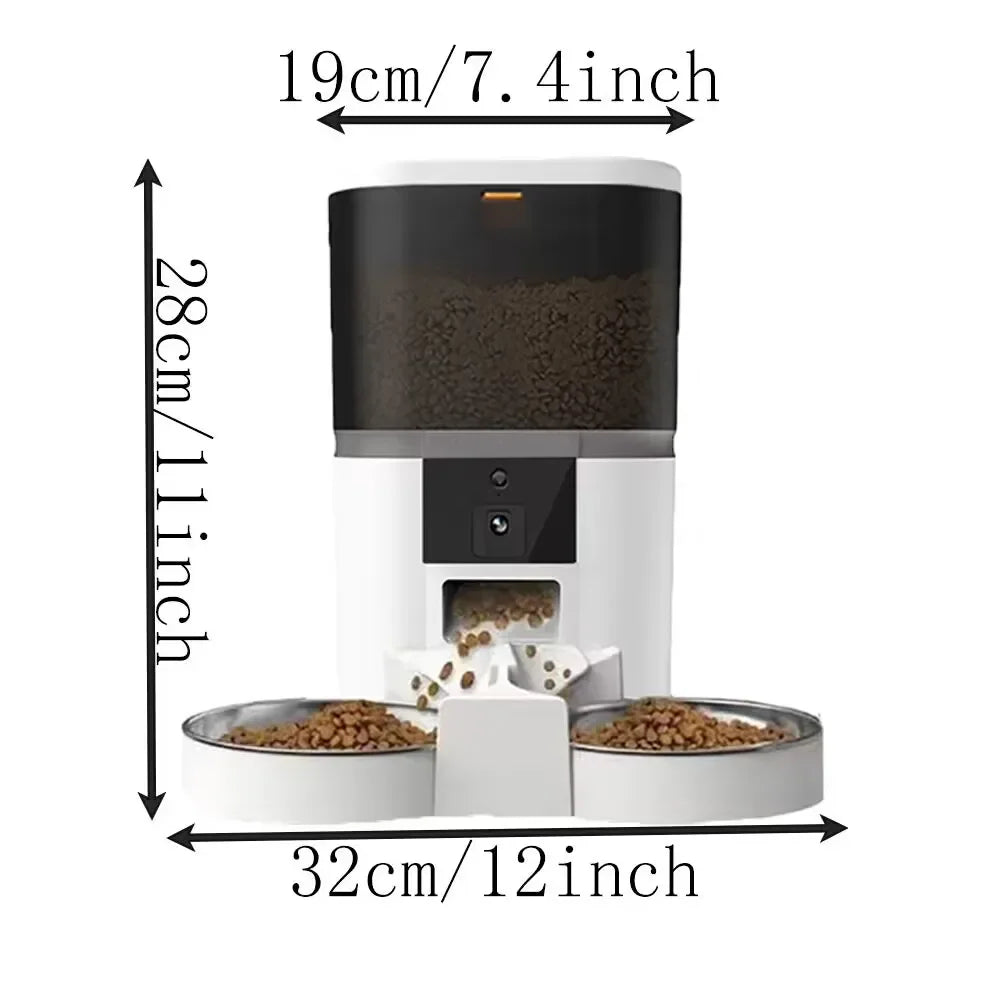 4L Automatic Pet Feeder with Camera &amp; App