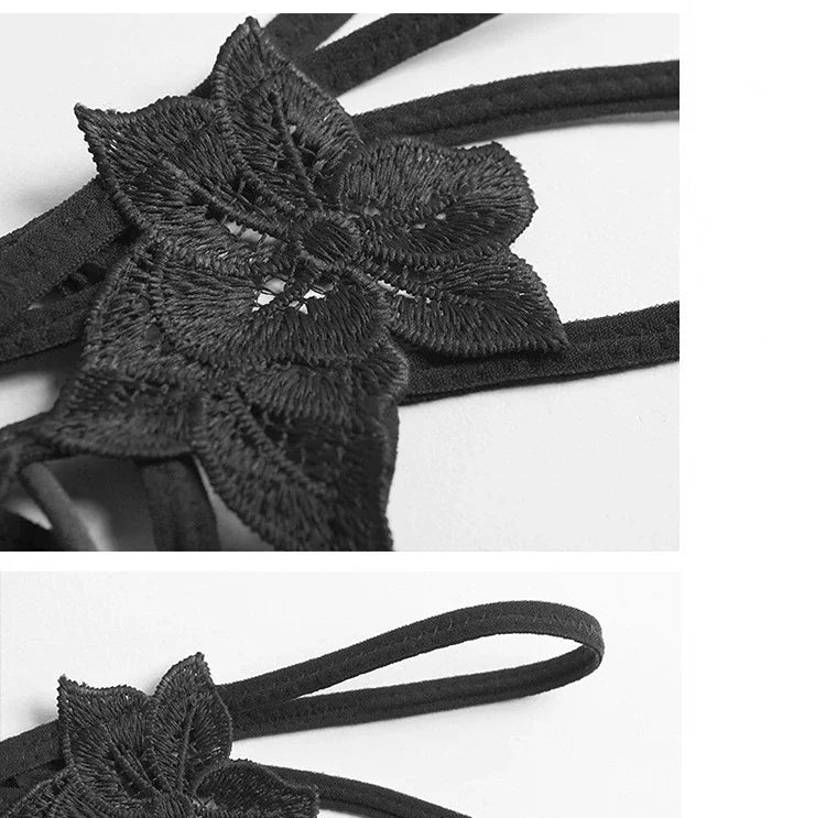 Women's Panties Sexy Lingerie Pearl Thongs Crotch Opening G-strings Temptation Women Underwear Erotic Female Underpants