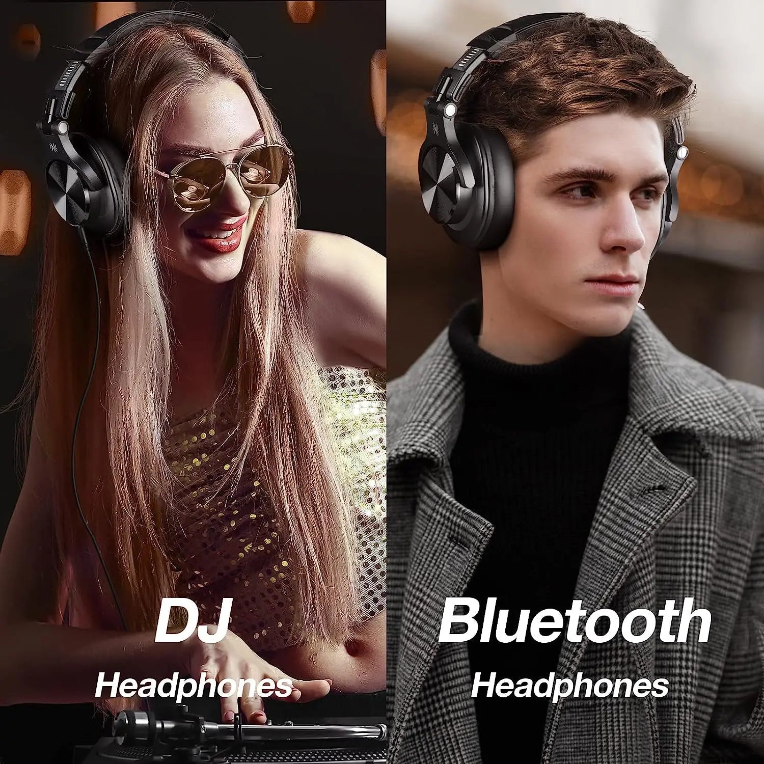 Oneodio Fusion A70 Bluetooth Headphones Hi-Res Audio Over Ear Wireless Headset Professional Studio Monitor DJ HiFi Headphones