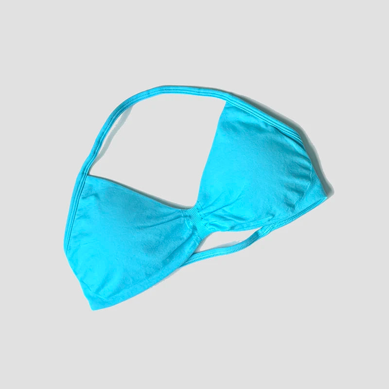 Sexy Push Up Backless Halter Women's Gym Top