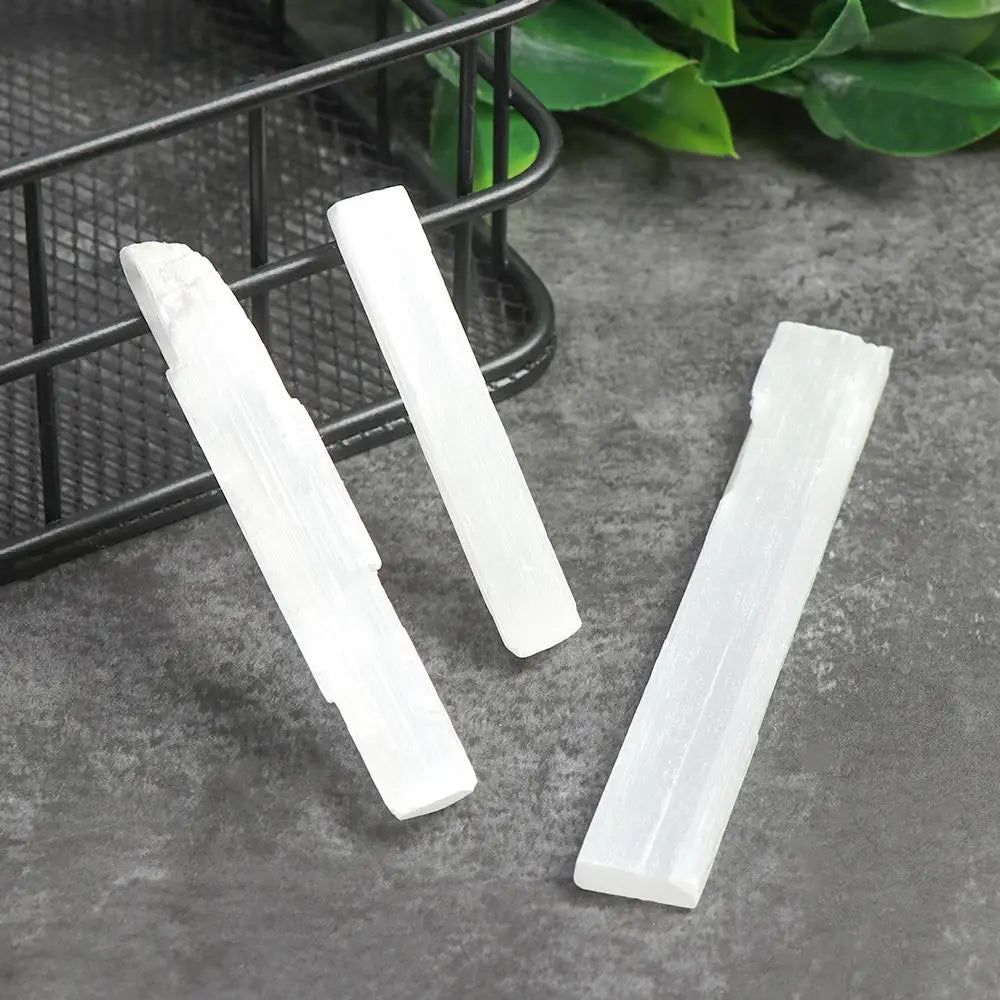 Natural Selenite Chopsticks - Healing Quartz Stone