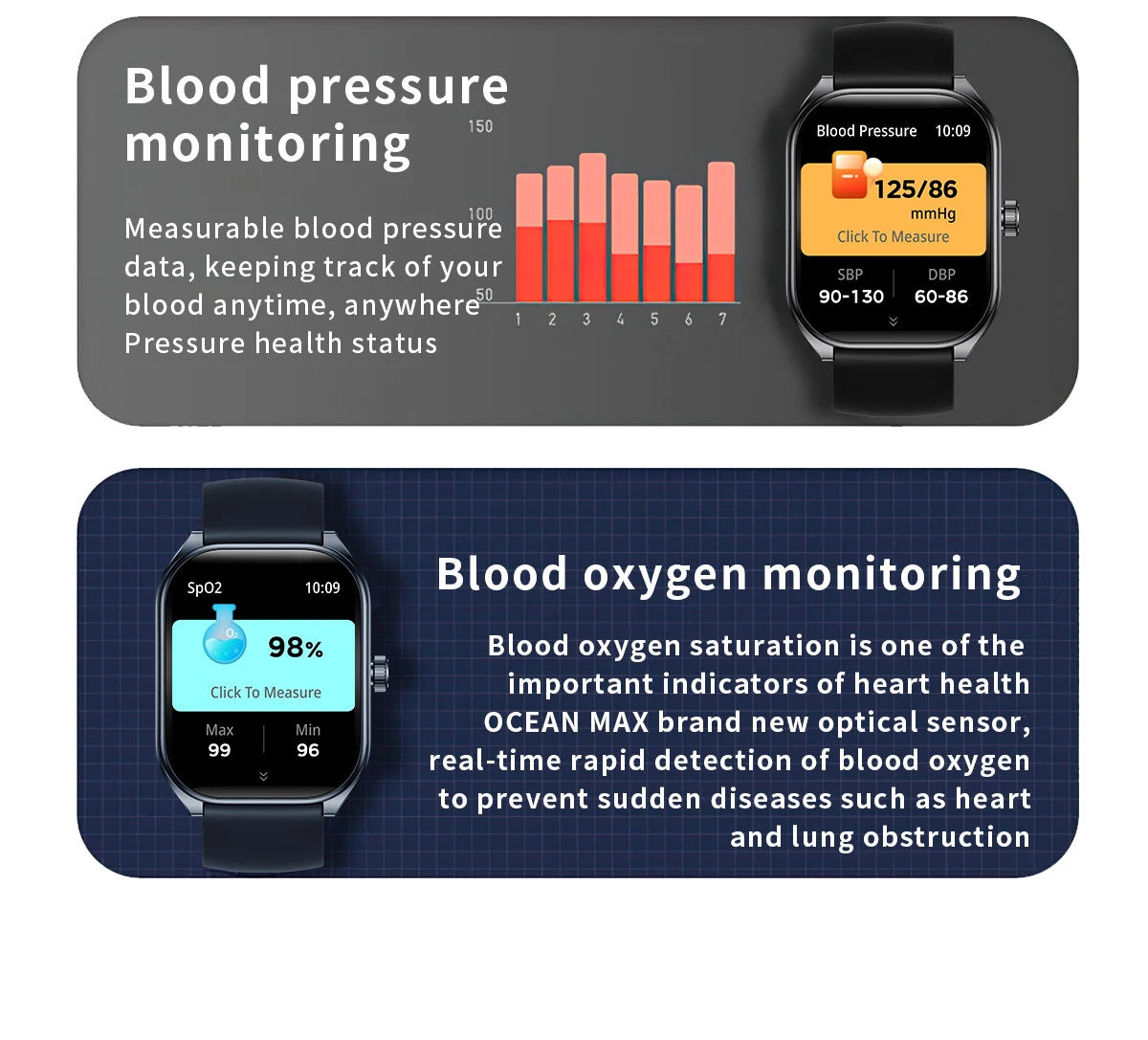 Đồng Hồ Thông Minh AMOLED 2.01'' Chống Nước IP68 Nam