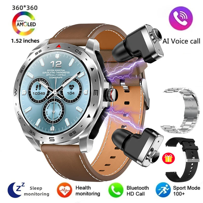 Men's Smart Watch 400mAh Durable Steel, Bluetooth Calling