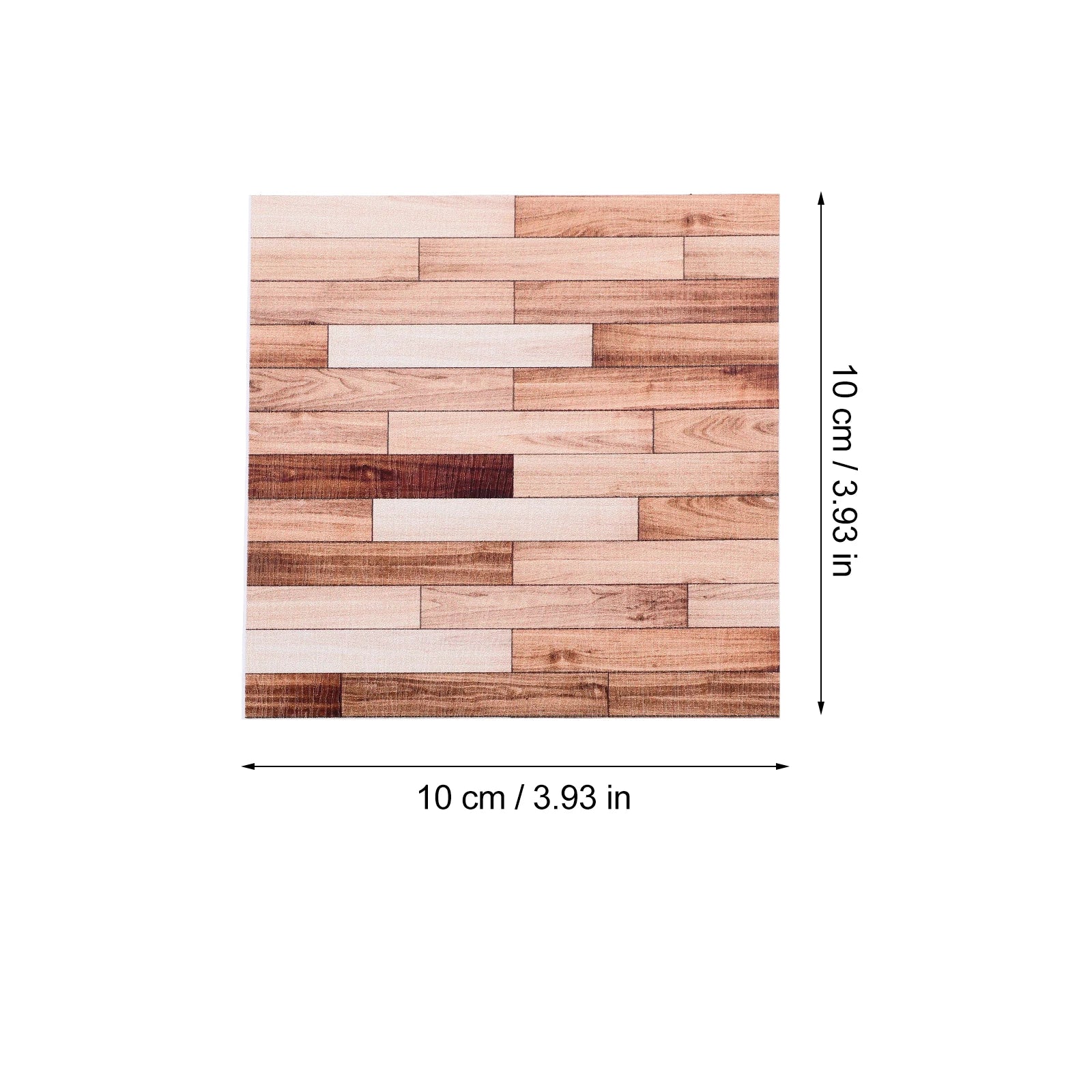 20 Packs 20x20cm Wood Grain Tile Stickers Self Adhesive Waterproof Diy Home Decor Wall Decals Retro Tiles For Kitchen Bathrooms