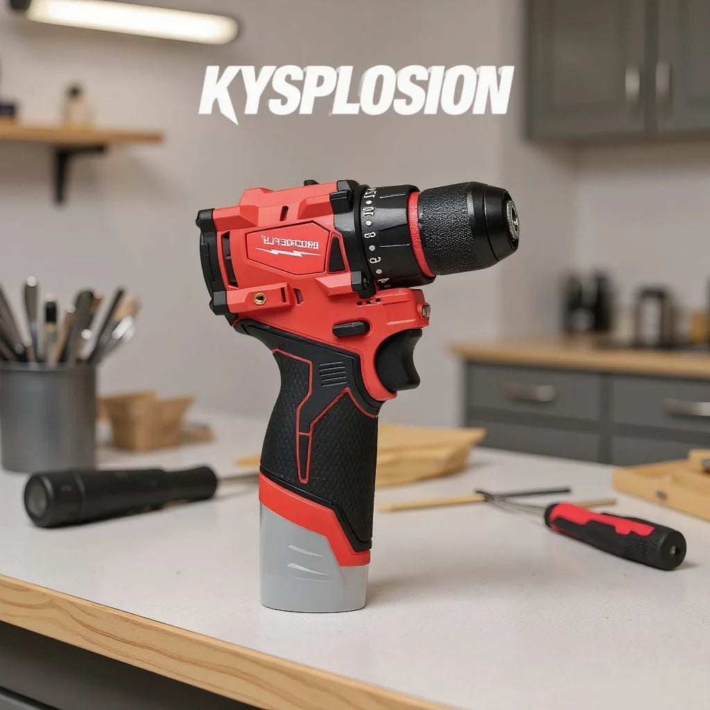 for Milwaukee 12V Battery less Compact Electric Screwdriver Hand Drill Impact Drill Cordless Multifuctional Screwdriver