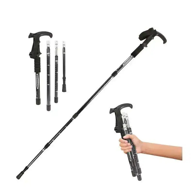 Ultra-light 4-section Folding Trekking Stick