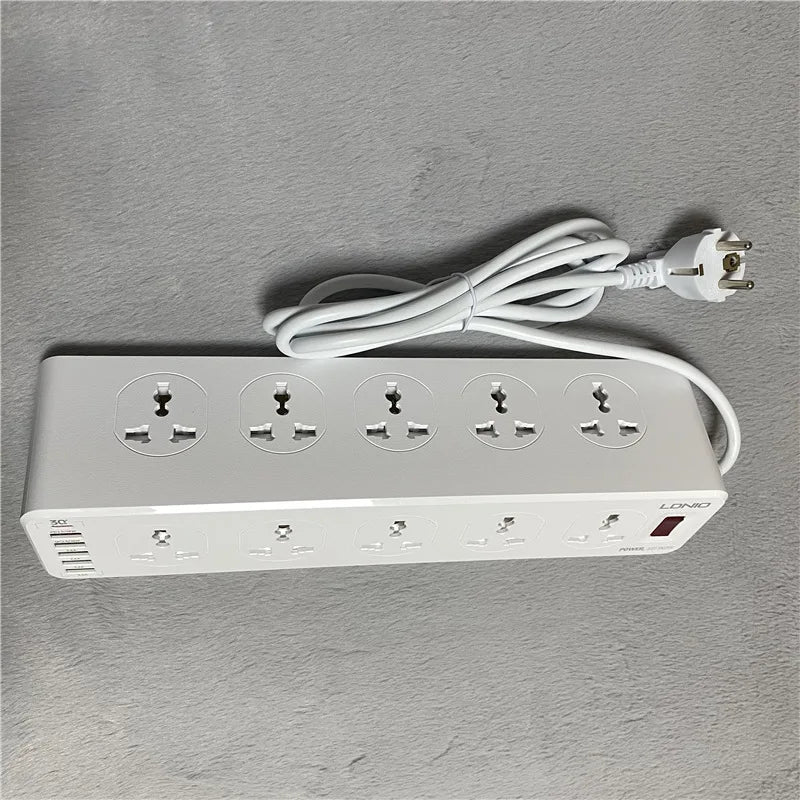 Ổ Điện Đa Năng 10 Lỗ 4 USB 1 PD Type C - Mới 2023 - Daisan Mart