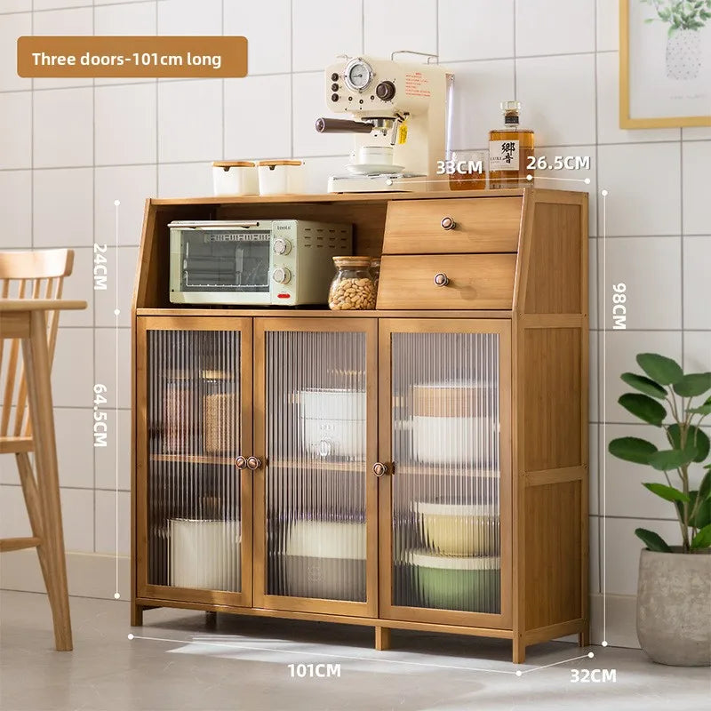 Multi-function Kitchen Cabinets and Shelves for Conveniently Storing Household Items