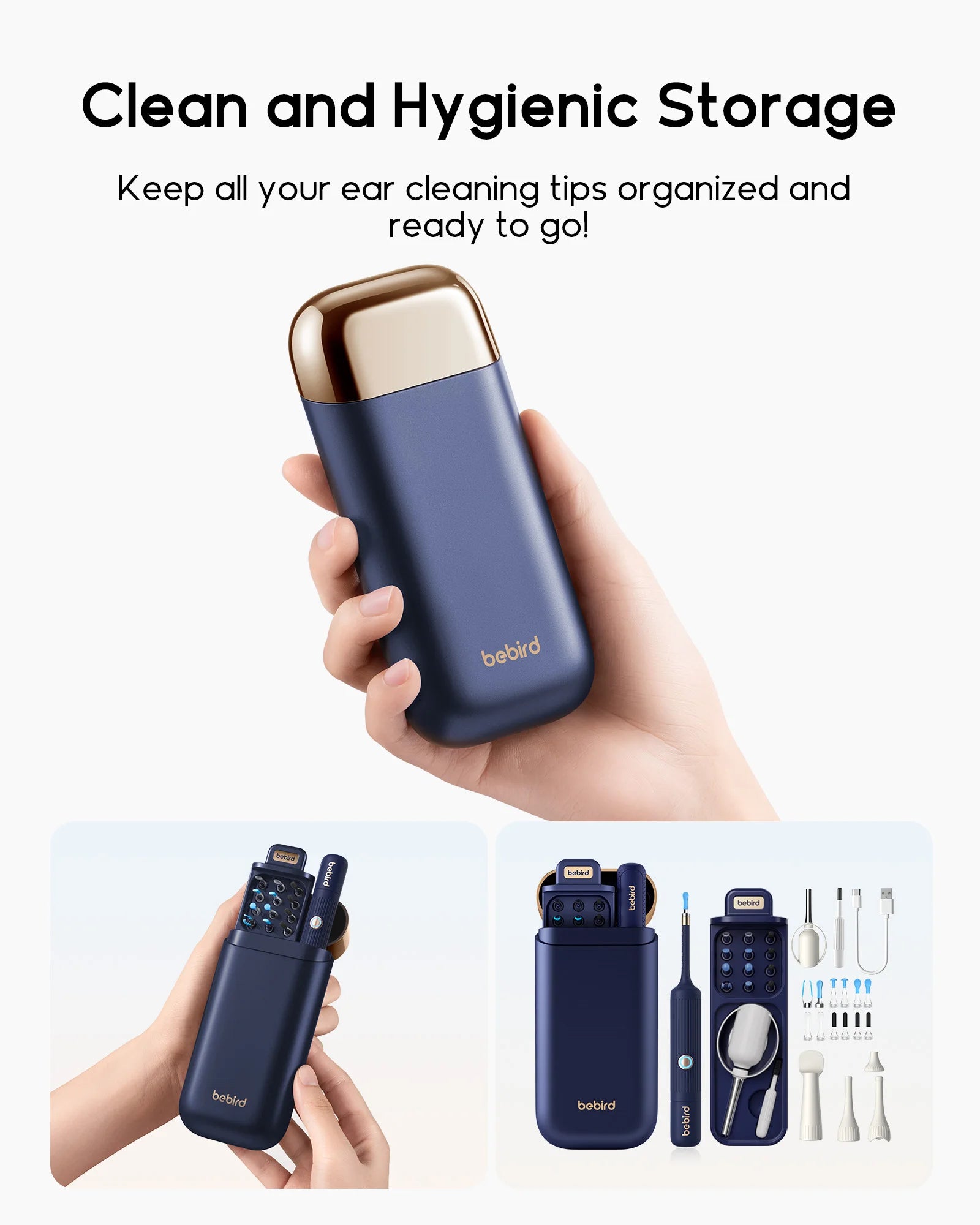 Bebird I35R - Wireless HD Ear Cleaning Headphones