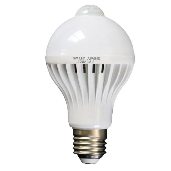 Bóng Đèn LED Cảm Biến Chuyển Động Âm Thanh Ánh Sáng