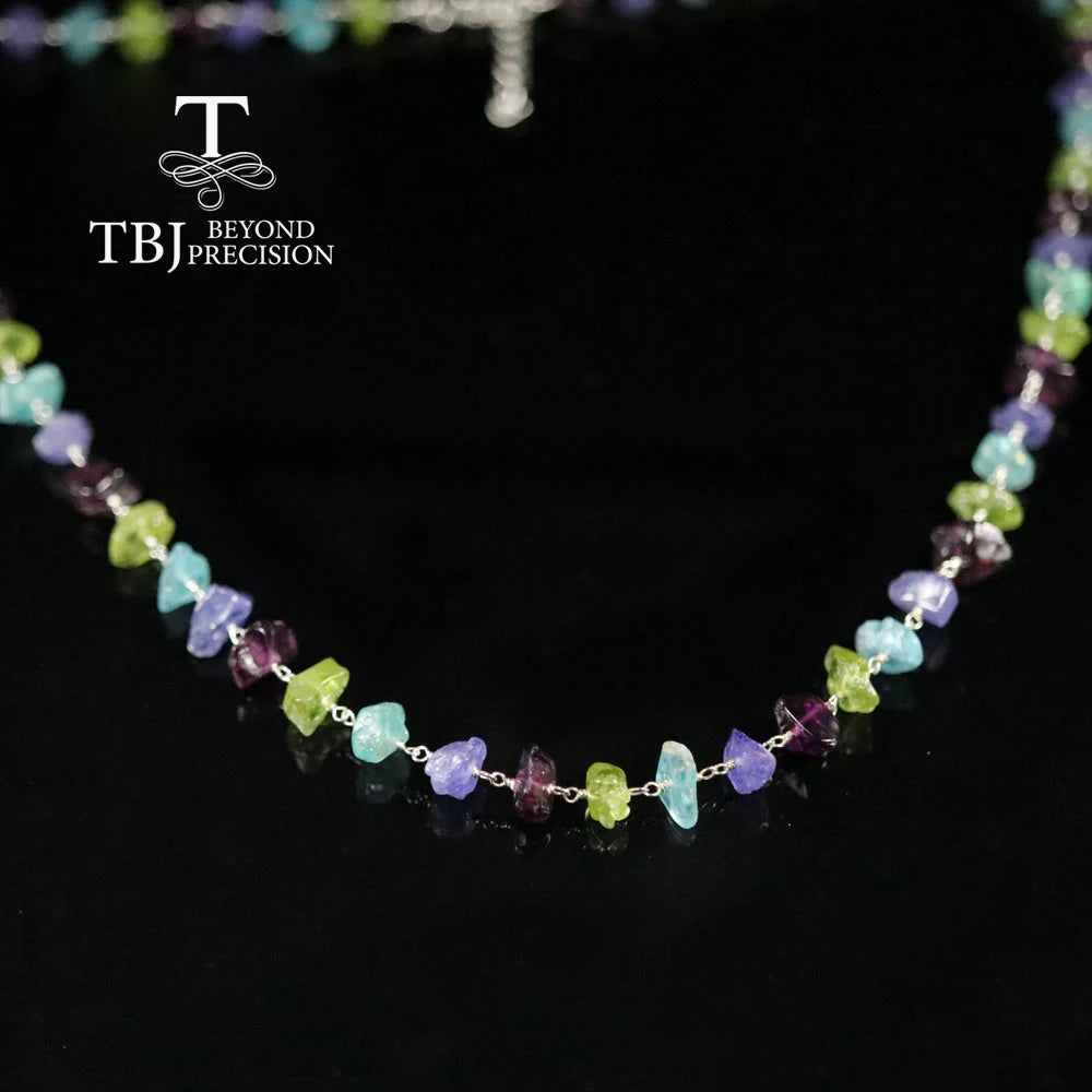 Dây Chuyền Bạc 925 Đá Quý Thiết Kế Độc Đáo