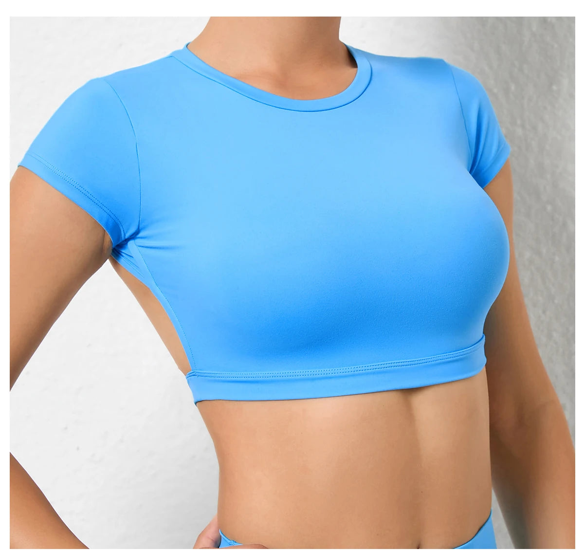 Women's Backless Sports Top Yoga Gym Fitness