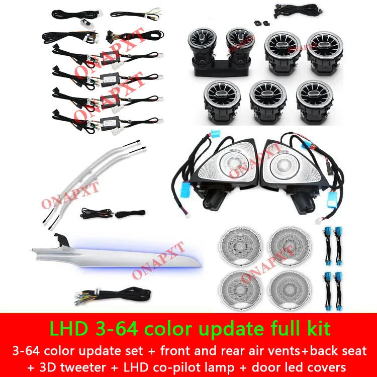 Mercedes C/GLC W205 X253 Multi-Color LED Car Border Lights