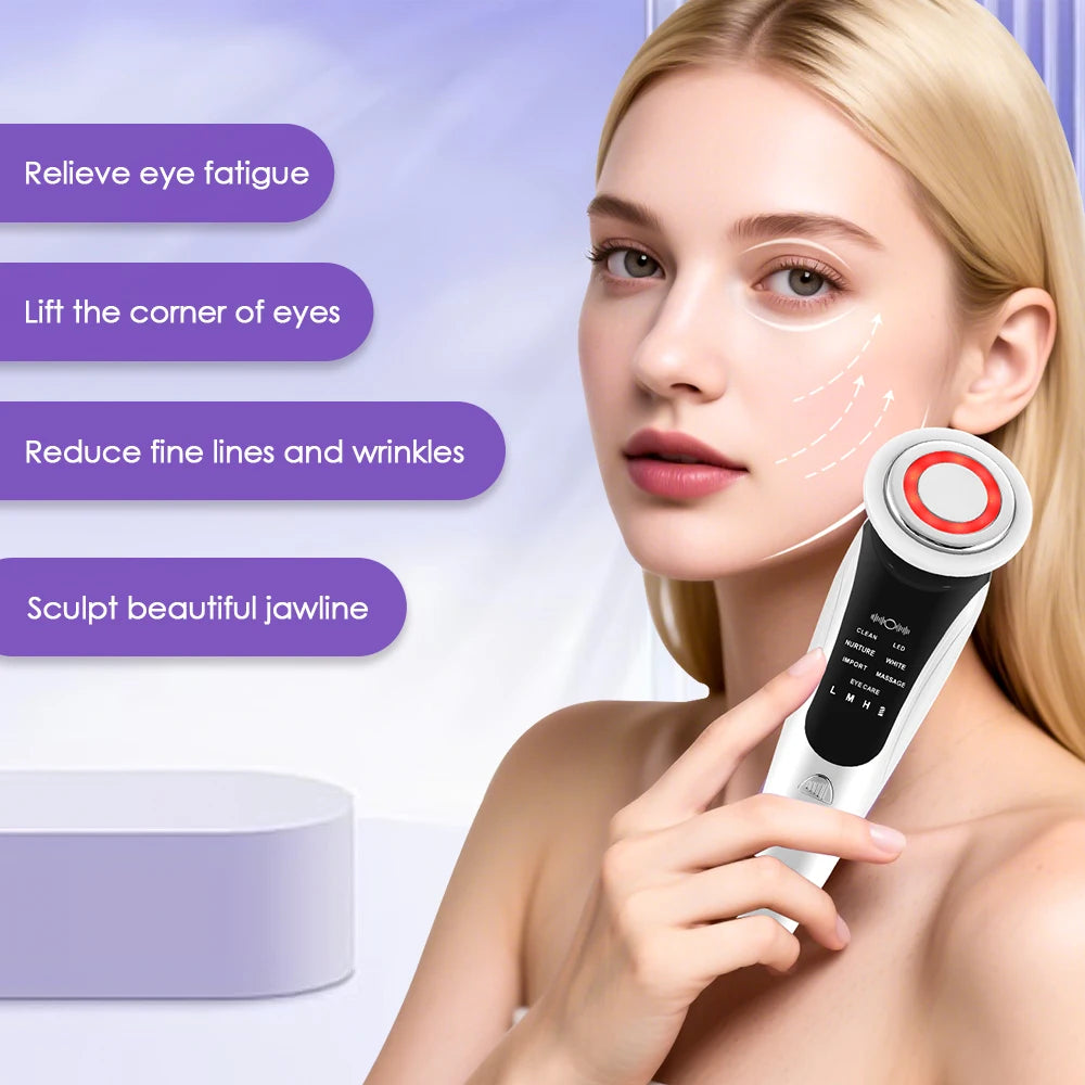 New 7in1 EMS Anti Aging LED Face Lift Device