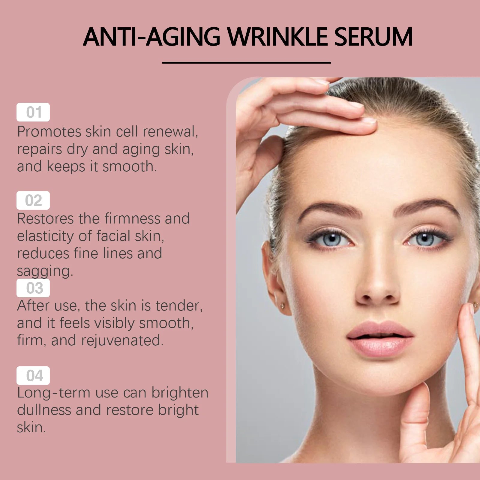 Facial Serum: Daily Serum for Moisturizing, Enhancing Skin Condition, Firming Skin &amp; Boosting Youthful Vitality