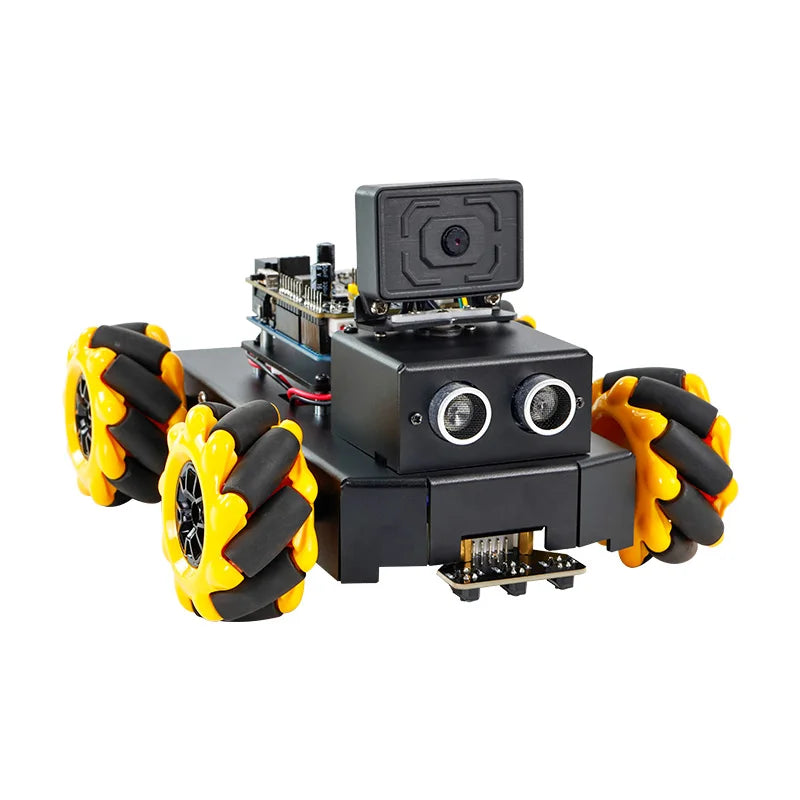 360 degree omnidirectional movement Roboduino V2 mental robot car with real-time video transmission function based on U-N-O R3 - Daisan Mart