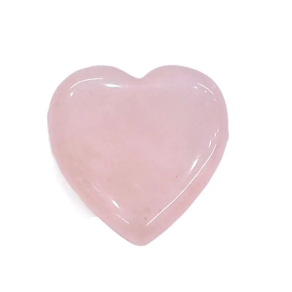 20mm Natural Heart Shaped Quartz Stone Decoration
