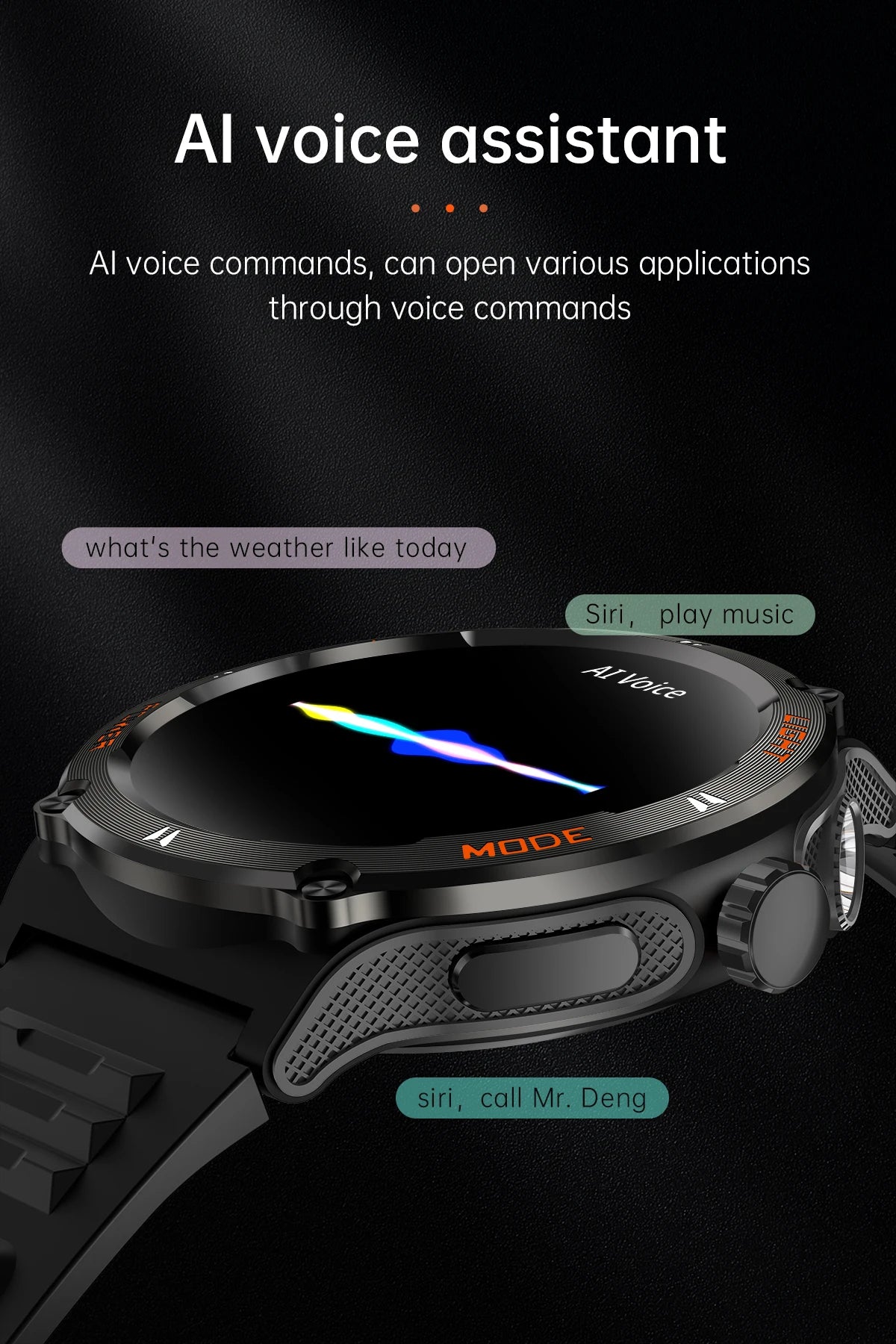 KT76 Smart Watch Sports Waterproof for Men and Women