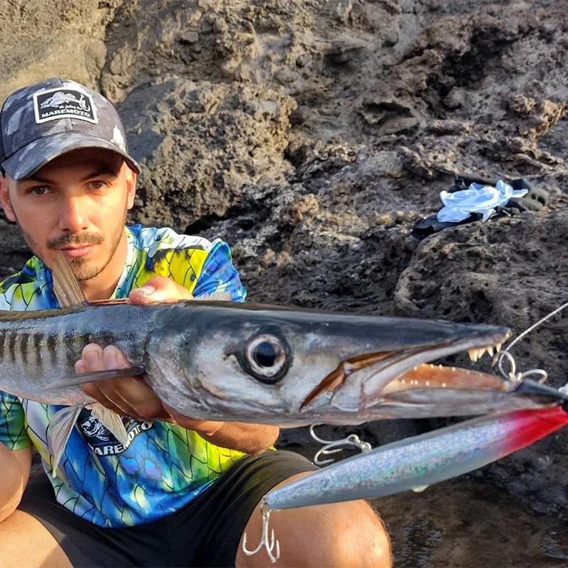 TSURINOYA Shore Fishing STINGER 173F Floating Minnow Silm Fishing Lure 173mm 37.5g Saltwater Hard Plastics Big Game Hard Bait