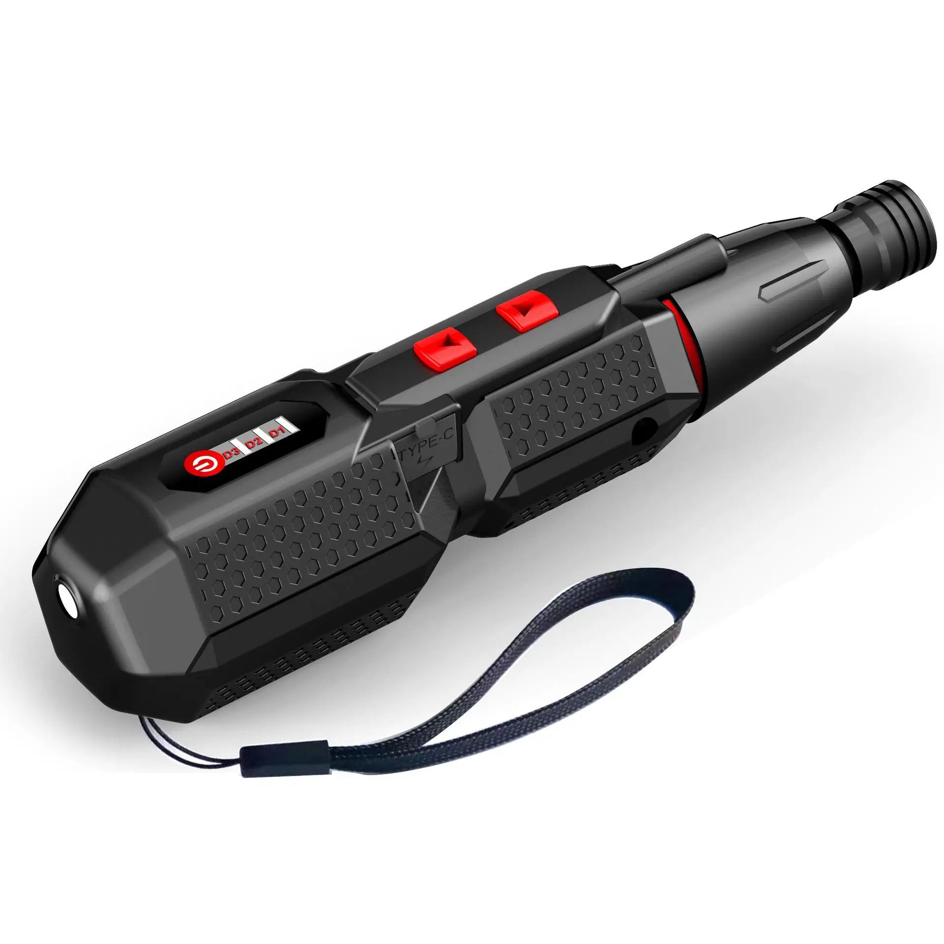 4. 2v electric screwdriver with three speed adjustment and lighting lamp. Strong straight handle. 3. 6v electric screwdriver