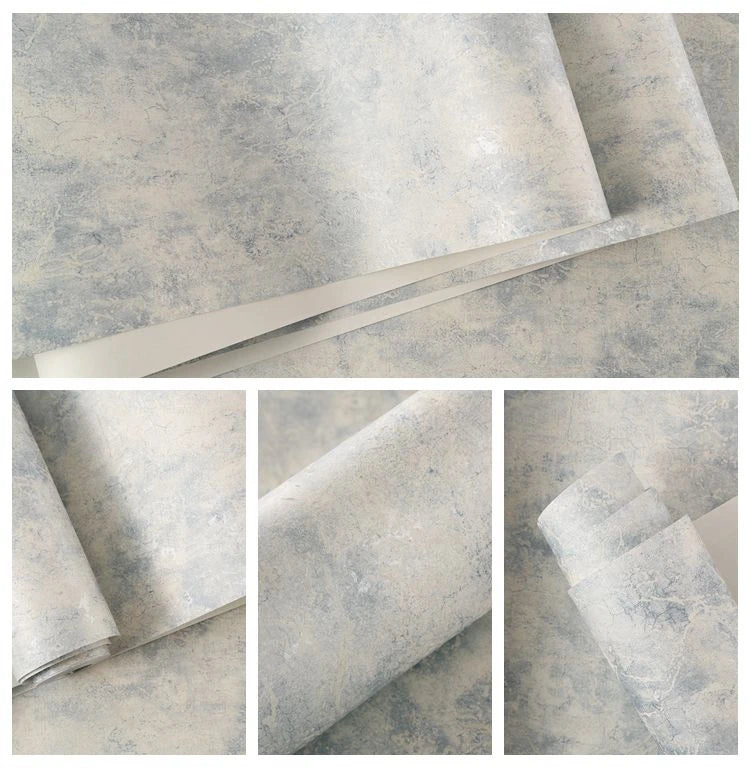 Bronzing Non-Woven Fabric Cement Wallpaper