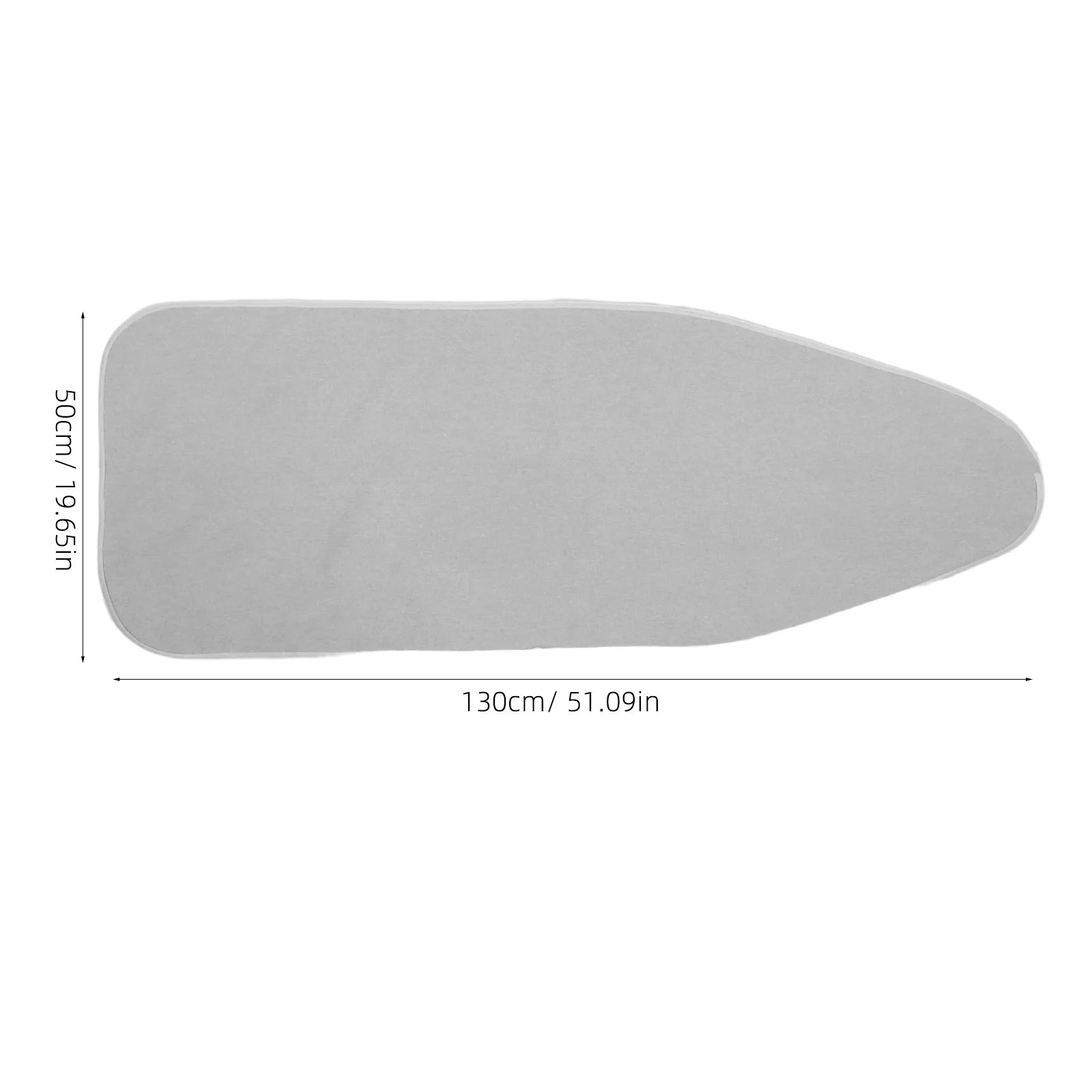 Ironing Board Cover 120 X 41Cm Silver Universal Fit For Home Professional Use Thick Cotton Padded Heat Resistant Tabletop
