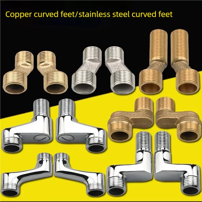 ###Phụ Kiện Phòng Tắm: Đầu Nối Chân Vòi Góc Treo Tường