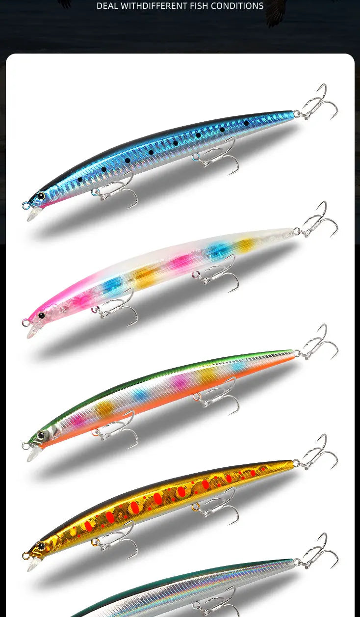 Magic Works 175mm Jerkbait Floating Sea Fishing Lure