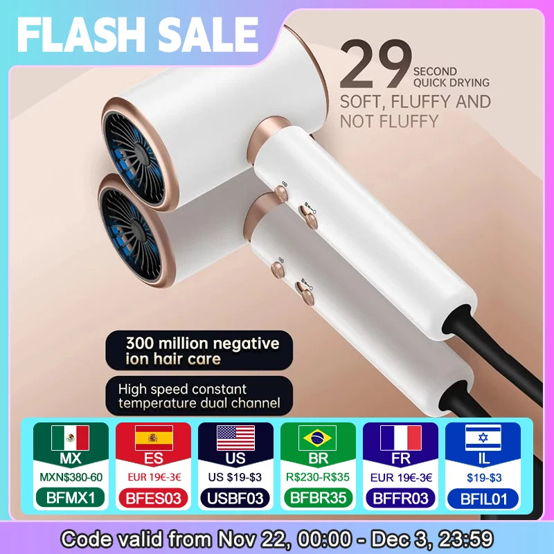 Quiet High Speed ​​Hair Dryer For Home Salon
