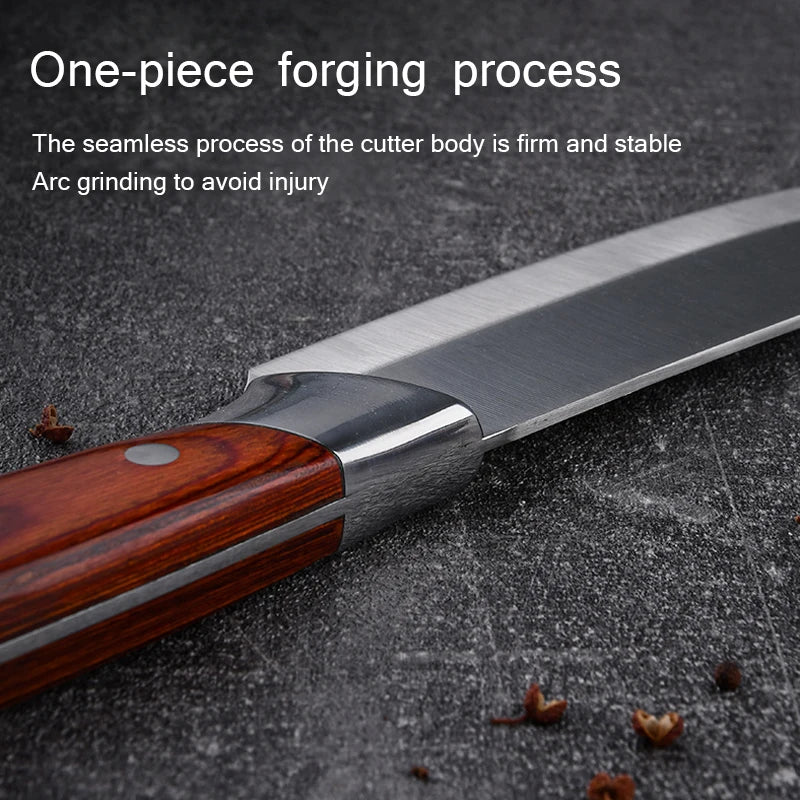 Multi-purpose Stainless Steel Boning Knife for Cutting Meat and Vegetables