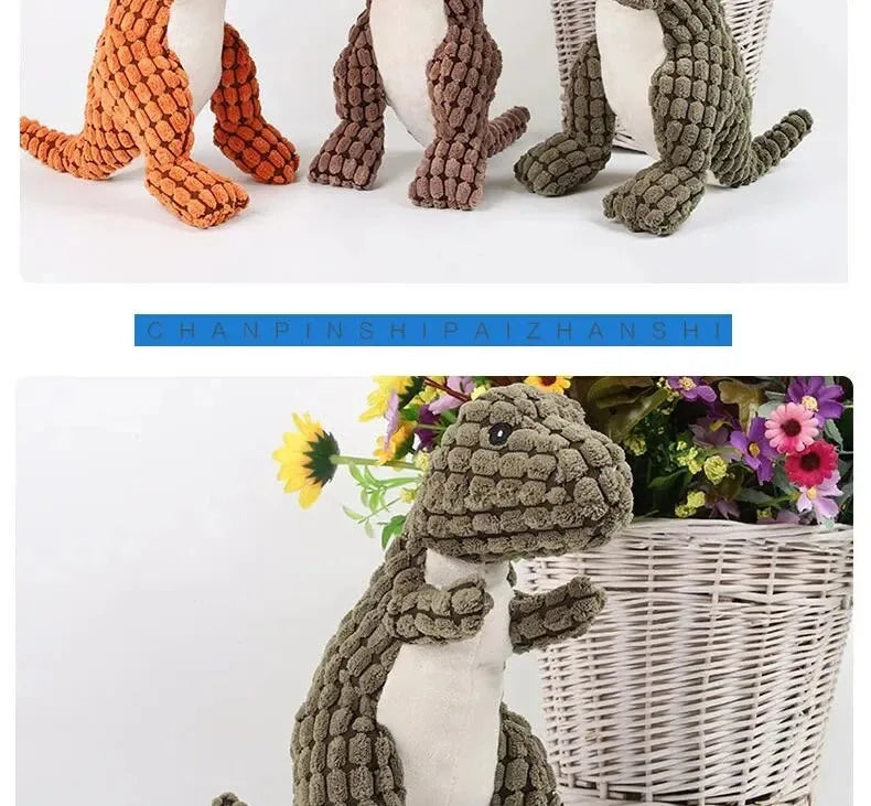 Đồ Chơi Gặm Nhấm Khủng Long Cho Chó Mèo Vui Nhộn