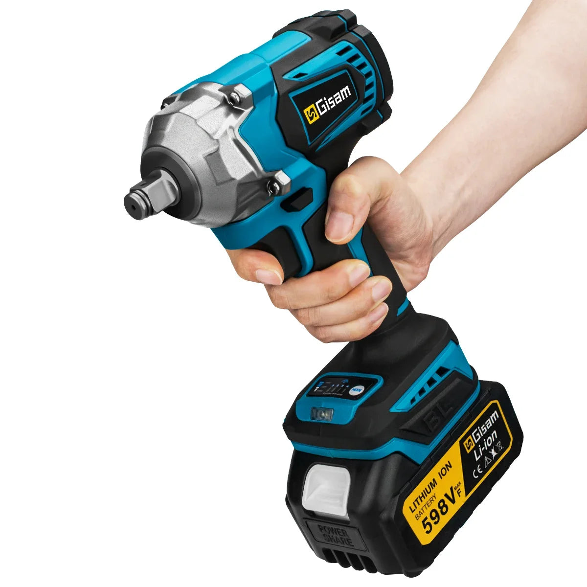 Máy Siết Bu Lông Không Dây Gisam 18V 1200N.m - Daisan Mart