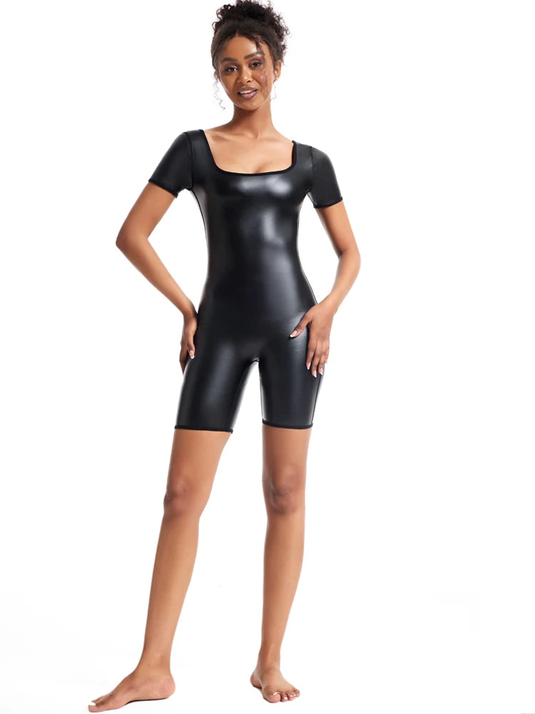 Sexy Body Shaper U Neck Tshirt Long Sleeve Bodysuit for Women Waist Trimmer Corsets Tight leggings Shirt Bodysuits Shapewear Top - Daisan Mart