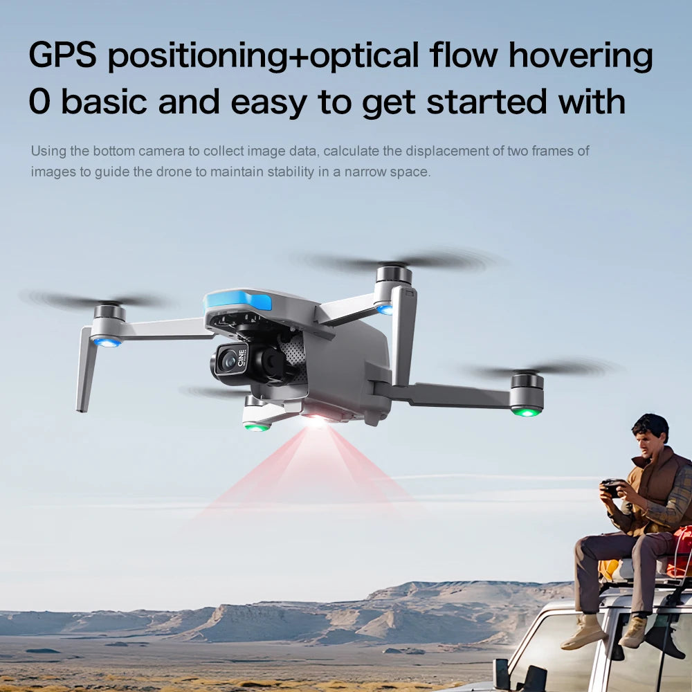 2025 S-X1 Mini Drone with Large Screen 3-Axis Gimbal Anti-Shake 5G GPS HD EIS Cameras Brushless Aerial Drone RC Quadcopters Toys