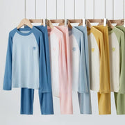 Soft and Cute Modal Fall Winter Children's Pajamas Set