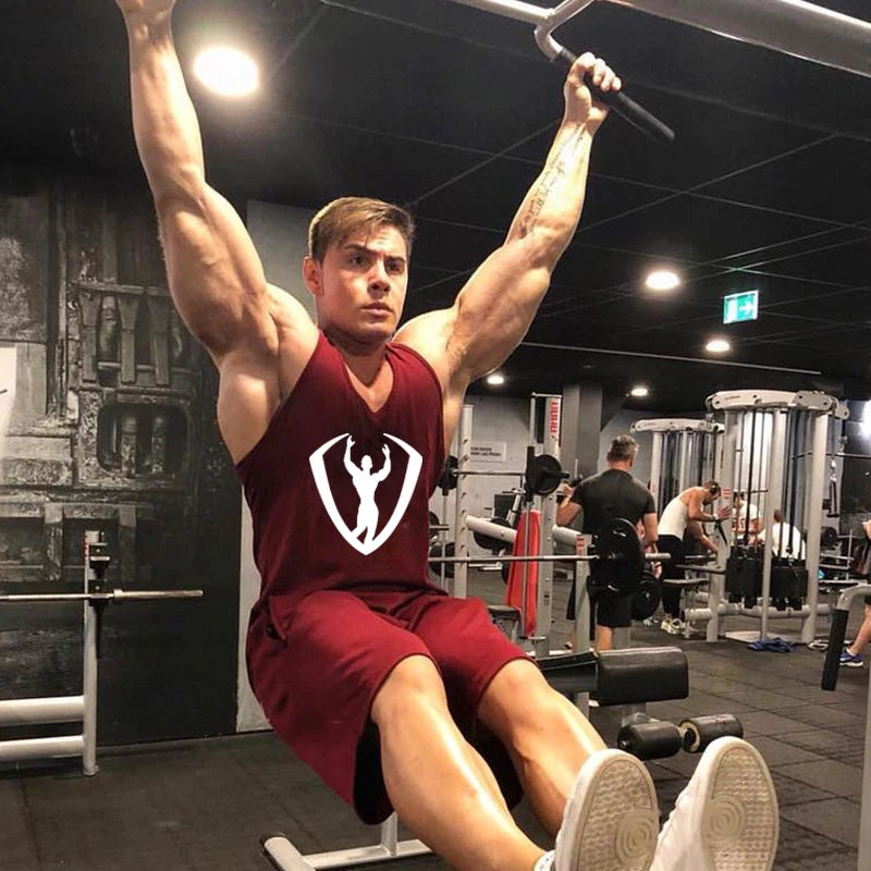 Áo Ba Lỗ Thể Hình Nam - Gym Cotton Không Tay - Daisan Mart