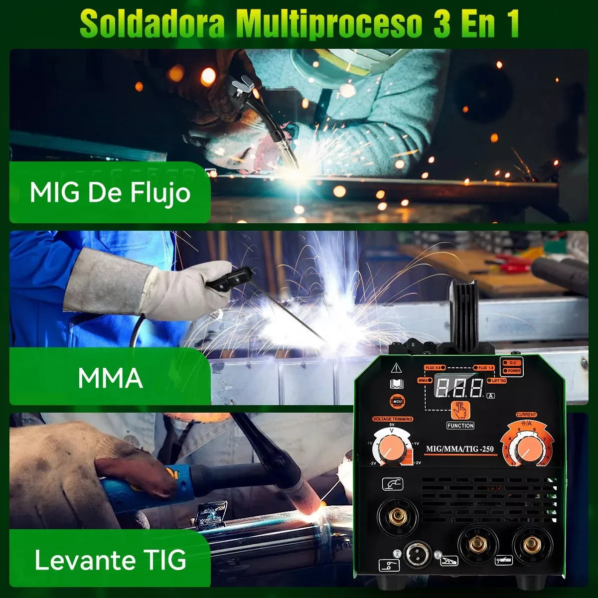 Máy Hàn Đa Năng 3in1 MMA/MIG/TIG 220V Gia Đình - Daisan Mart