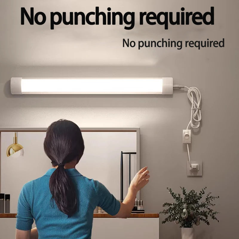 110V 220V LED Tube Kitchen Cabinet Light - Multi-function Bright and Dark