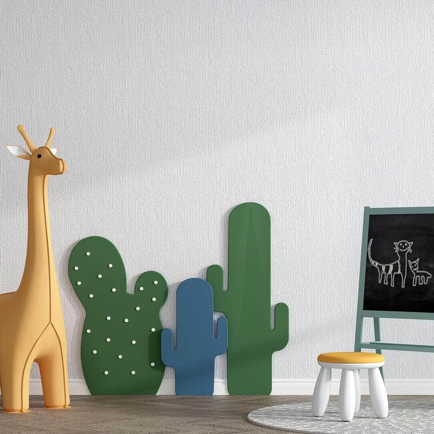 Foam 3D Wall Stickers New Design Anti-collision Children's Bedroom Decorative Film Self-adhesive Moisture-proof Stickers