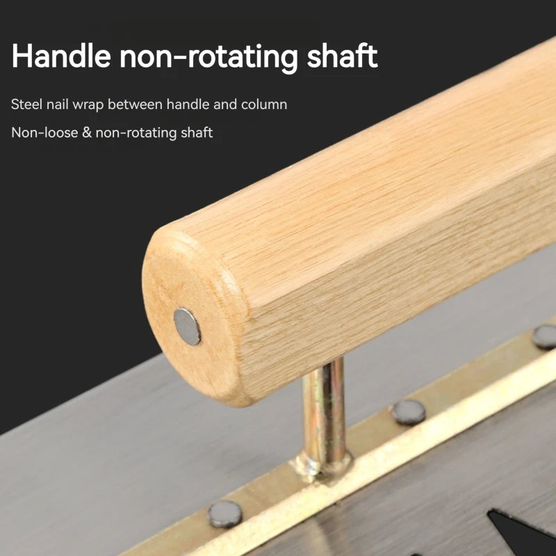 Serrated Trowel Tile Tiling Tool for Masons Workers Auxiliary Plastering Decoration Toothed Knife Ceramic Widened Large Boards