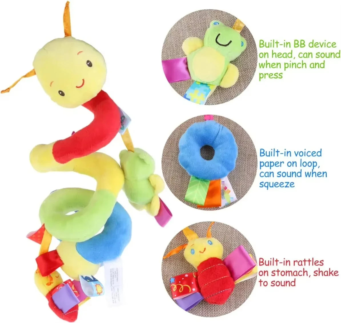 Soft Rocking Crib Toy for Newborns