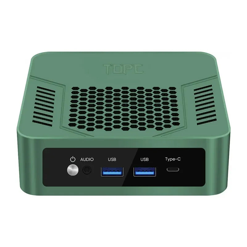 New Solid Mini PC TOPC AMD Ryzen 9 8945HS R7 8845HS USB4.0 Dual LAN 2xDDR5 PCIe4.0 Windows 11 Pocket Gaming Mini Computer WiFi6E