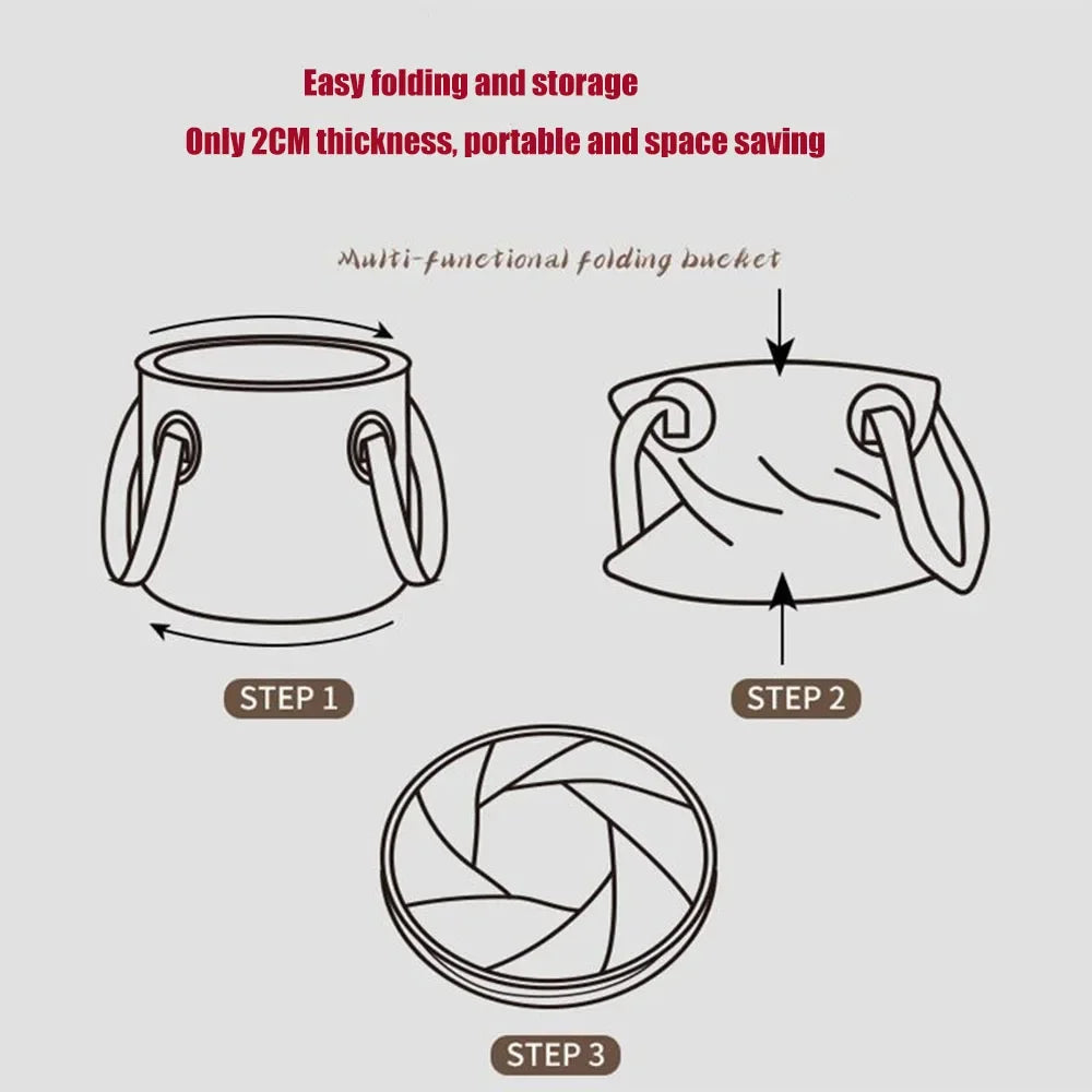 ###Bộ Phụ Kiện Câu Cá Tiện Lợi - Xô Chứa Nước