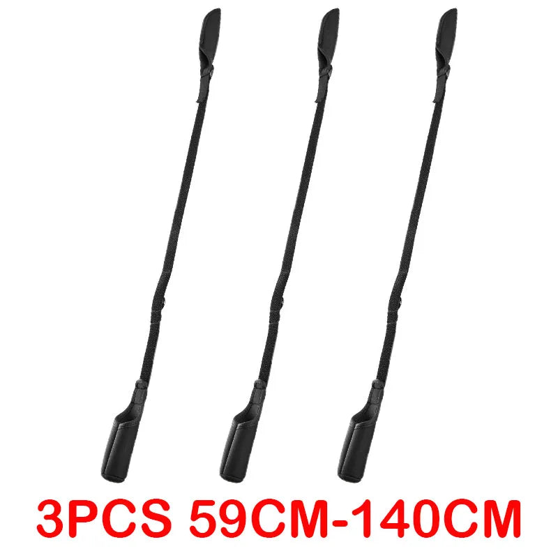 1-5PCS Cover Protector for Fishing Rod Tube Case Fishing Pole Sleeves Belt Fishing Rod Socks Srtap Rod Protector Adjustable