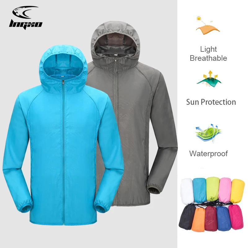 Waterproof, Sun-Proof, Quick-Drying Outdoor Rain Jacket