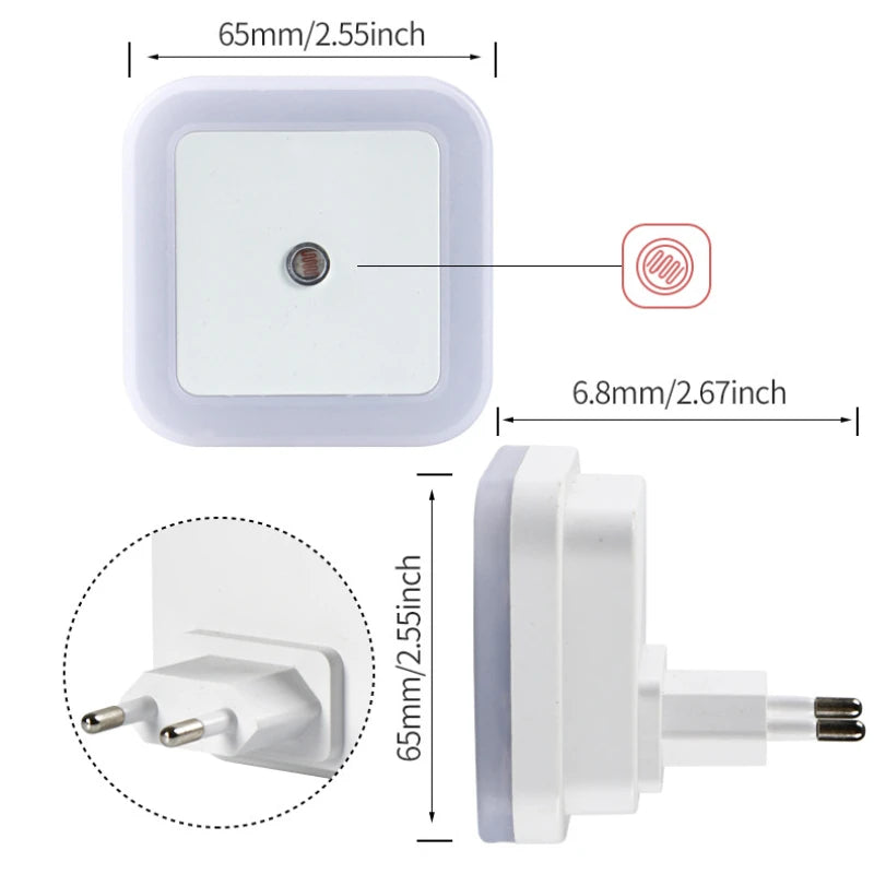 Đèn Ngủ Nấm LED Ấm Áp Cảm Biến Cho Phòng Ngủ Trẻ - Daisan Mart